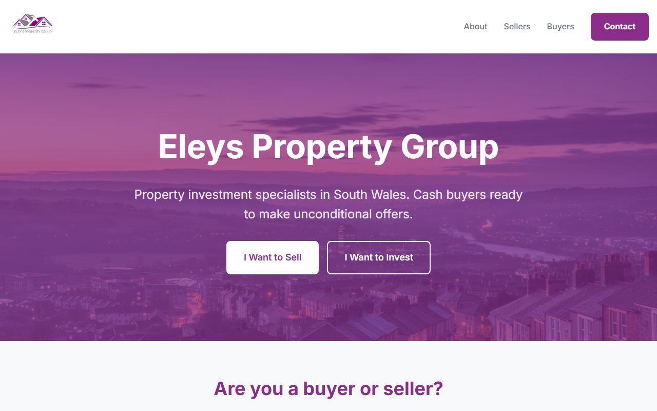 Homepage of eleyspropertygroup.com